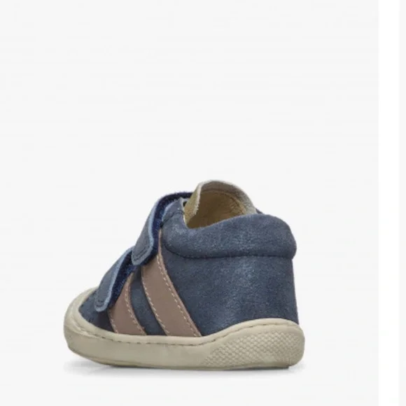 NWT NATURINO MACKS VL Boys First-steps Leather and Suede Shoes in Blue - Picture 4 of 15